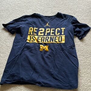 Michigan Air Jordan T Shirt